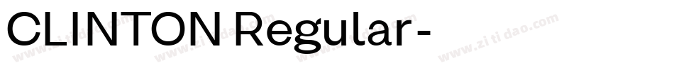 CLINTON Regular字体转换